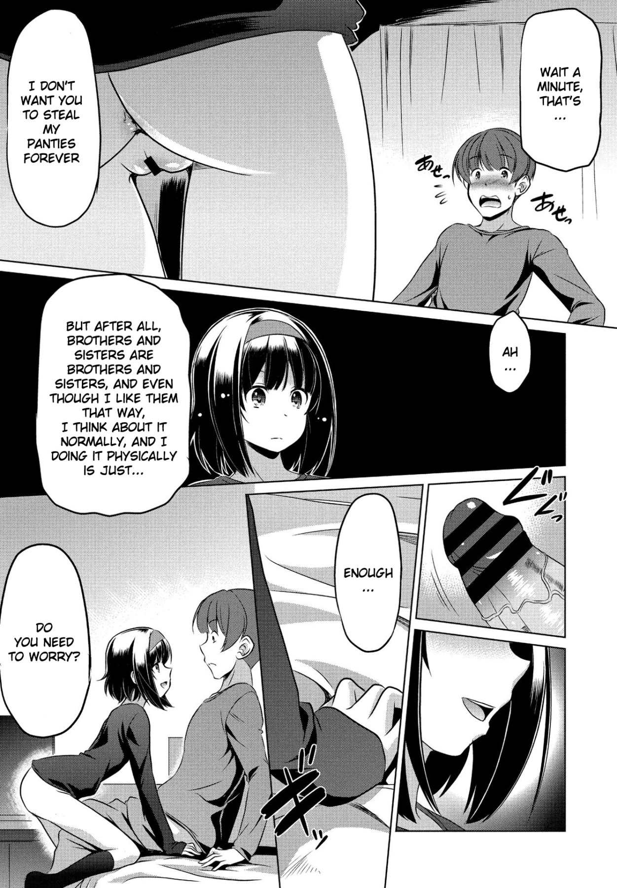 Hentai Manga Comic-You Think It's Okay To Use My Panties Because I'm Your Sister!?-Read-9